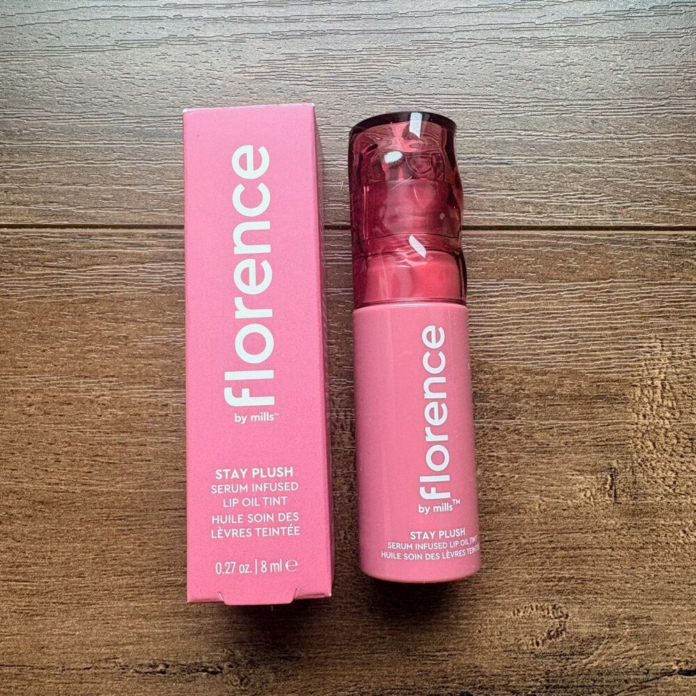 Florence By Mills Stay Plush Lip Oil Tint - Bahama Mama | NIB